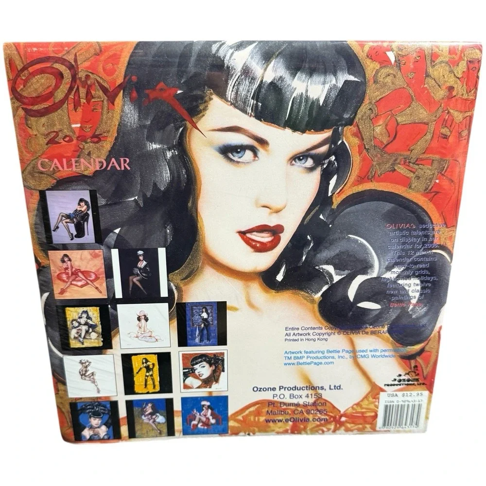 VTG 2005 OLIVIA De Berardinis Betty Page Pin-Up 12